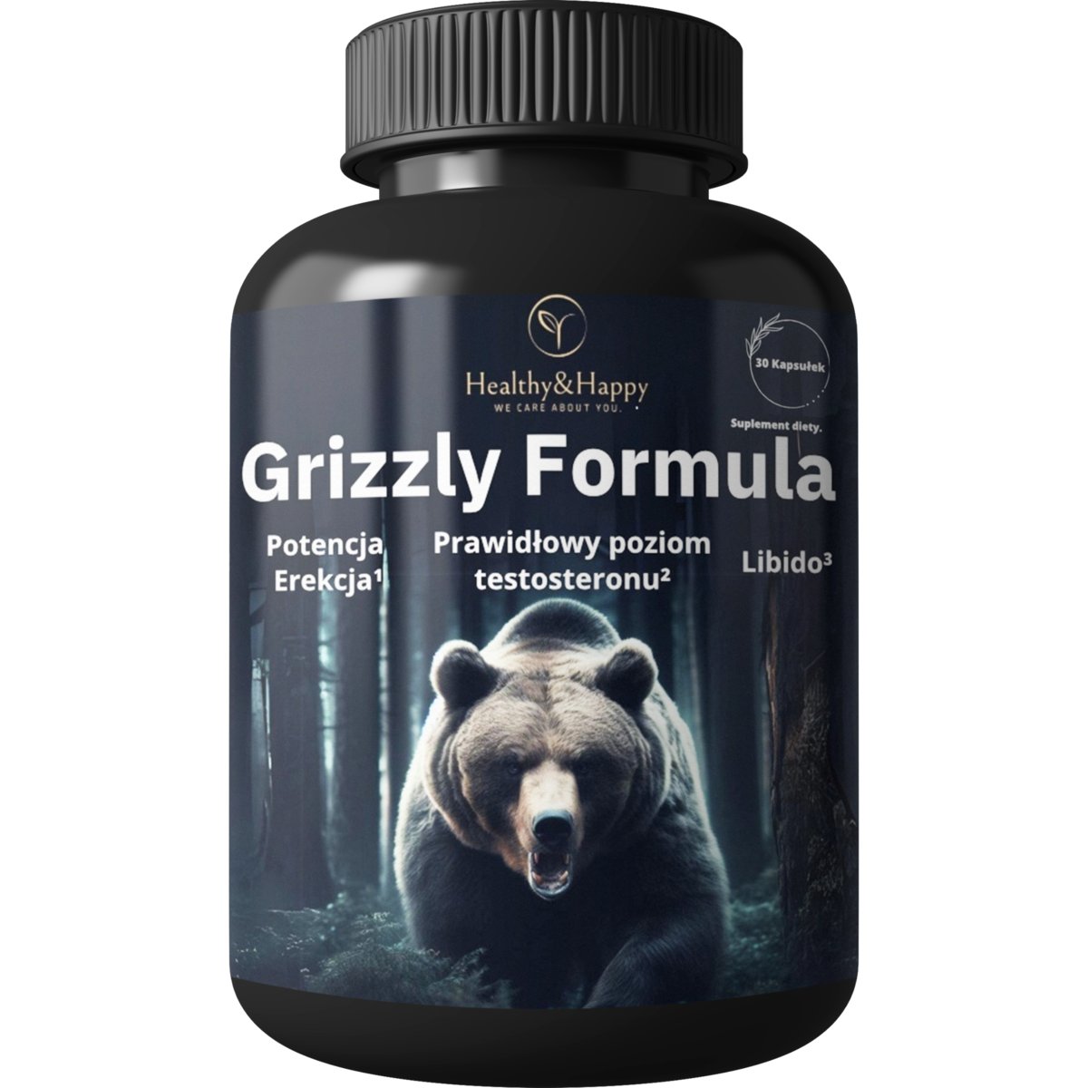 

Grizzly Formula Libido Pills Коррекция уровня тестостерона, Добавка , 30 капсул We Care About You