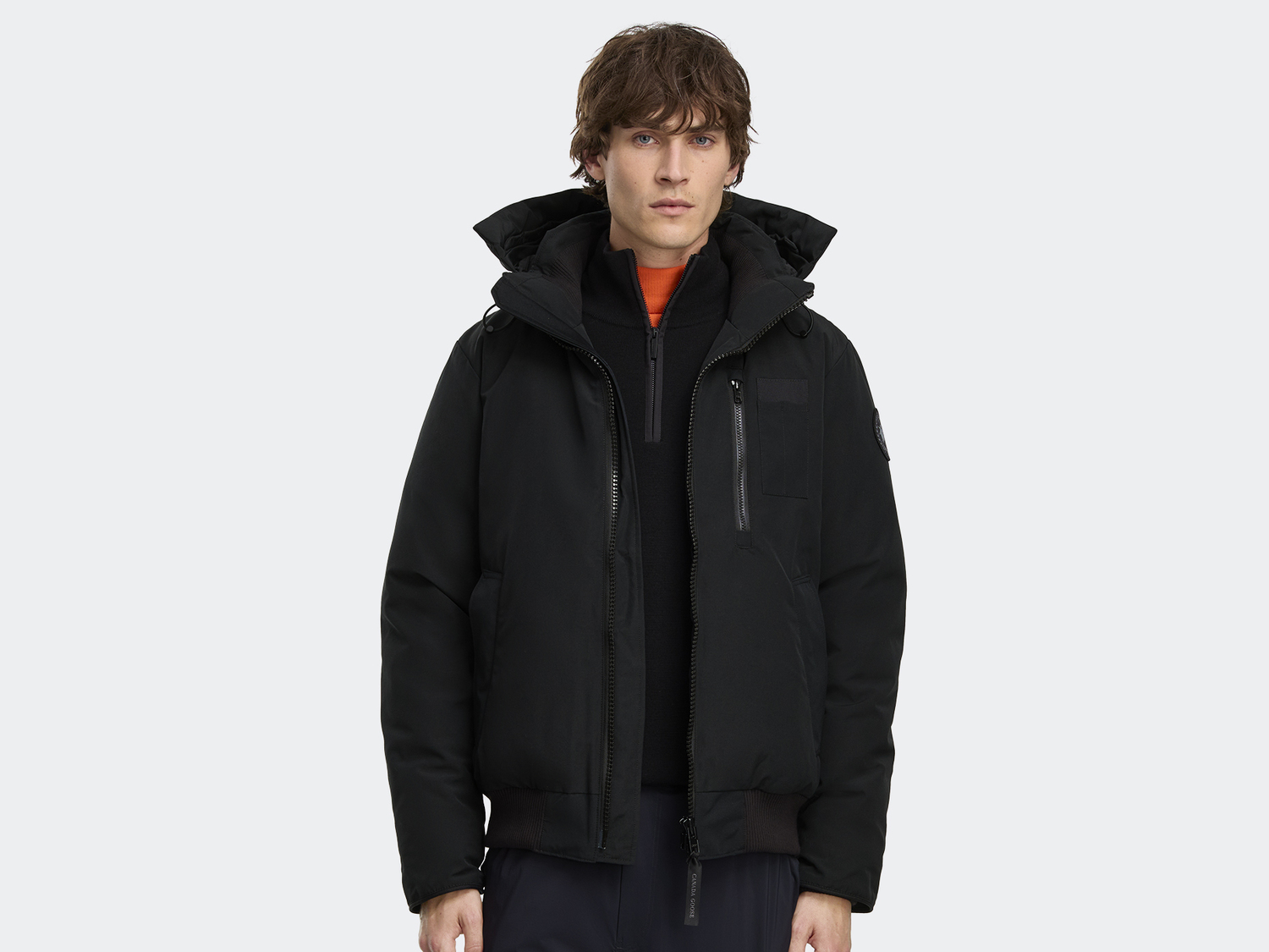 

Бомбер Canada Goose Borden Black Label, черный