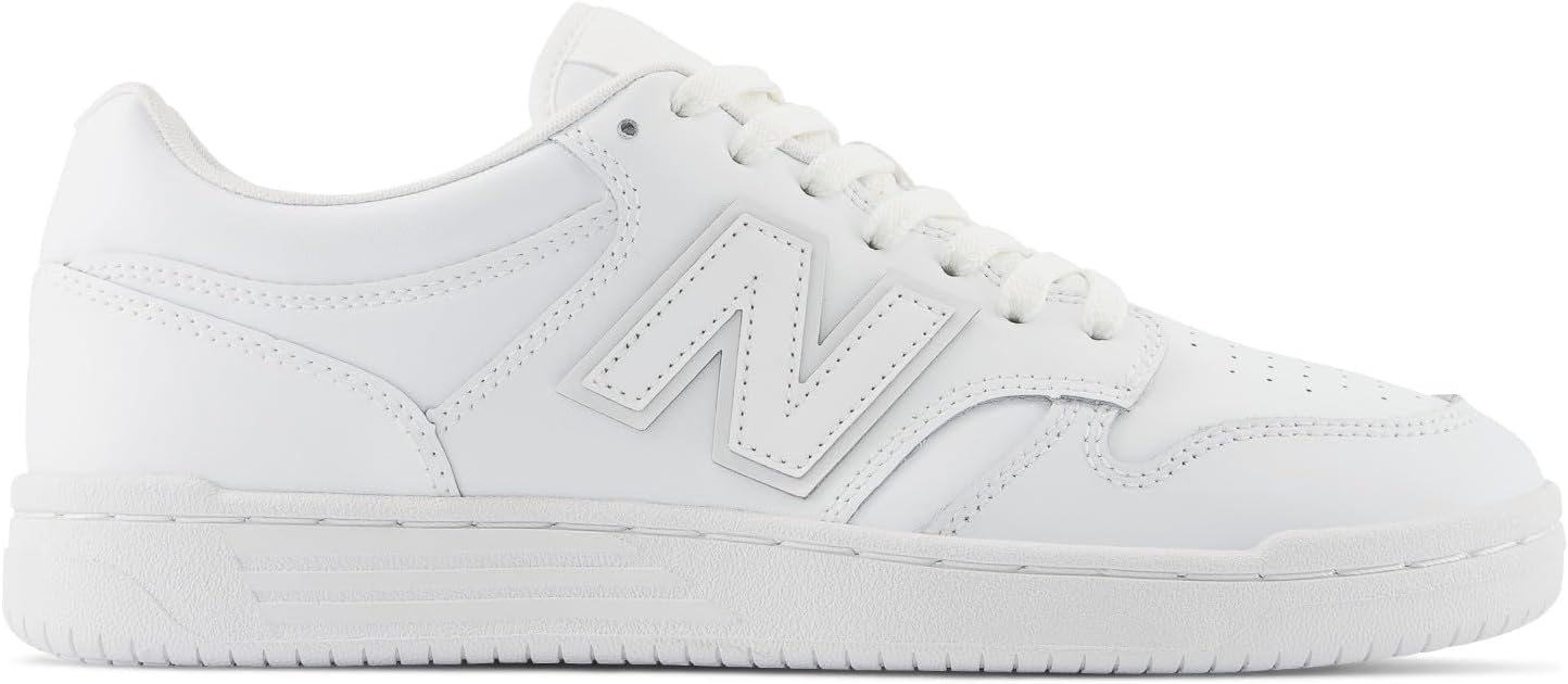 Кроссовки New Balance Unisex-Adult 480 V1, White/White/White — фото 3
