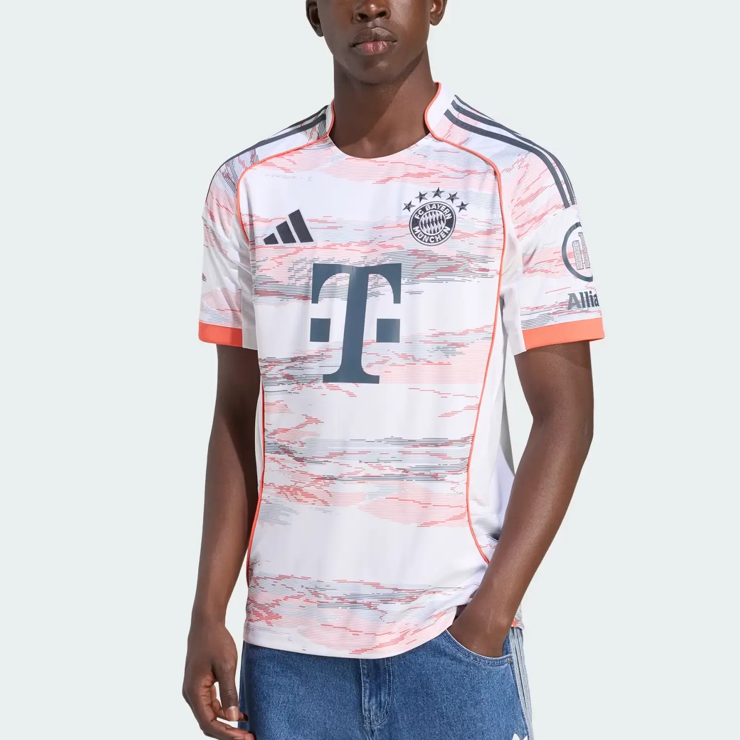 Футболка выездная adiclub fc bayern 25/26 Adidas, белый — фото 4