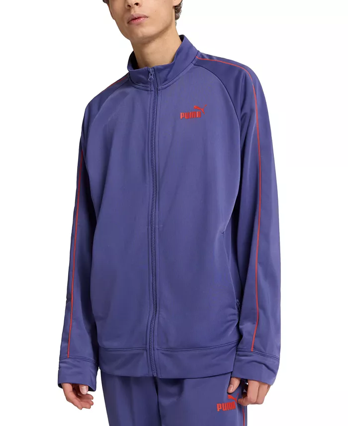 

Мужская куртка с отделкой из трикотажа Puma, синий