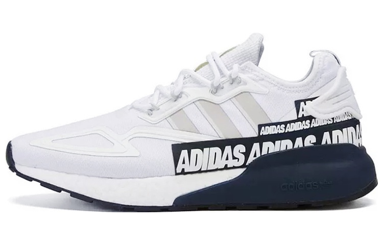 

Кроссовки Adidas Originals Zx 2K Boost Bold Logo Graphic White Navy, Серый, Кроссовки Adidas Originals Zx 2K Boost Bold Logo Graphic White Navy