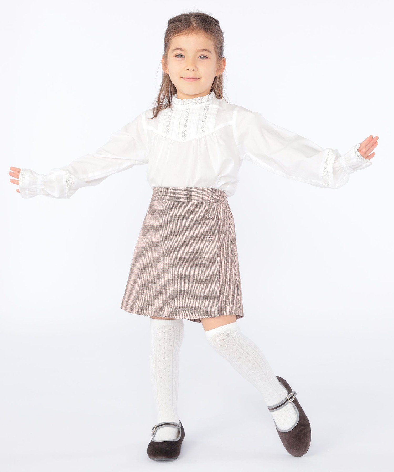 Детские шорты: 100–130 см / Брюки-кюлоты с запахом SHIPS KIDS, Orange — фото 3