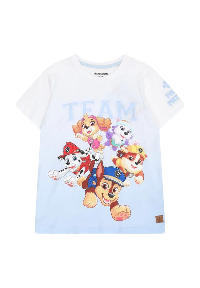 

Футболка хлопковая детская Manguun, цвет skyway
