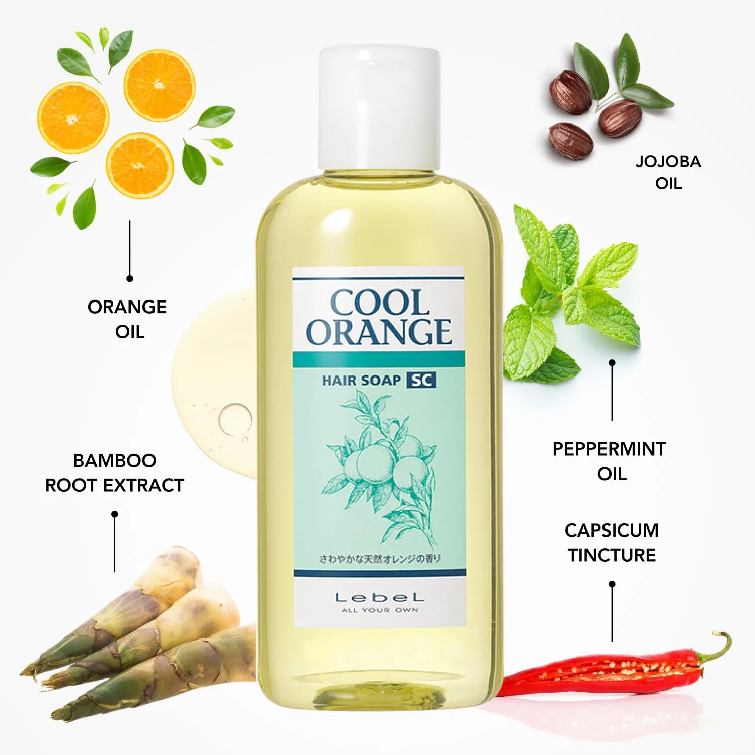 Набор для ухода за волосами Lebel Cool Orange Hair Soap SC Generic — фото 2