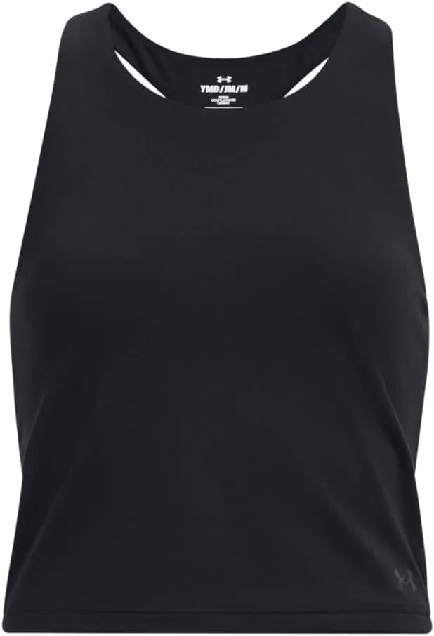 Детский топ-кроп Under Armour, чёрный — фото 2