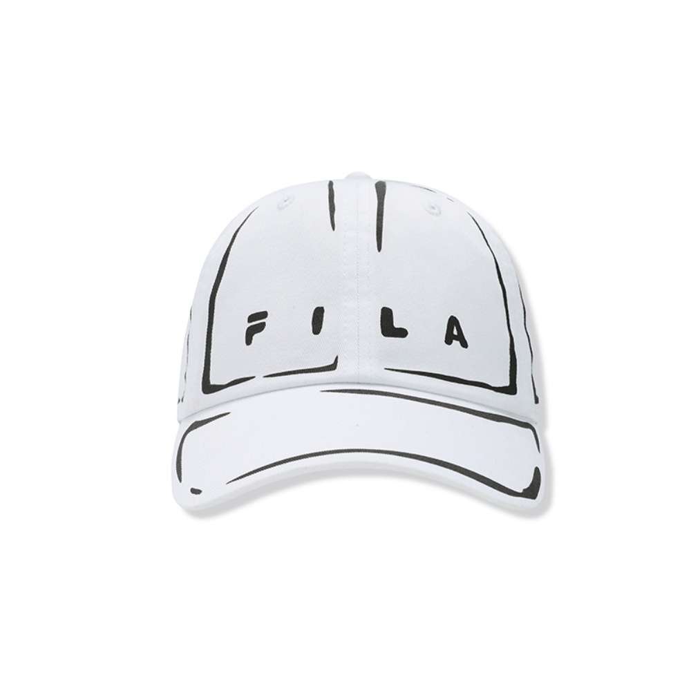 

FILA Бейсболка хлопковая унисекс белая, Standard White