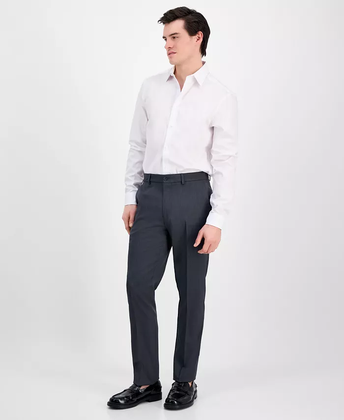 

Мужские классические брюки Modern-Fit однотонные DKNY, серый