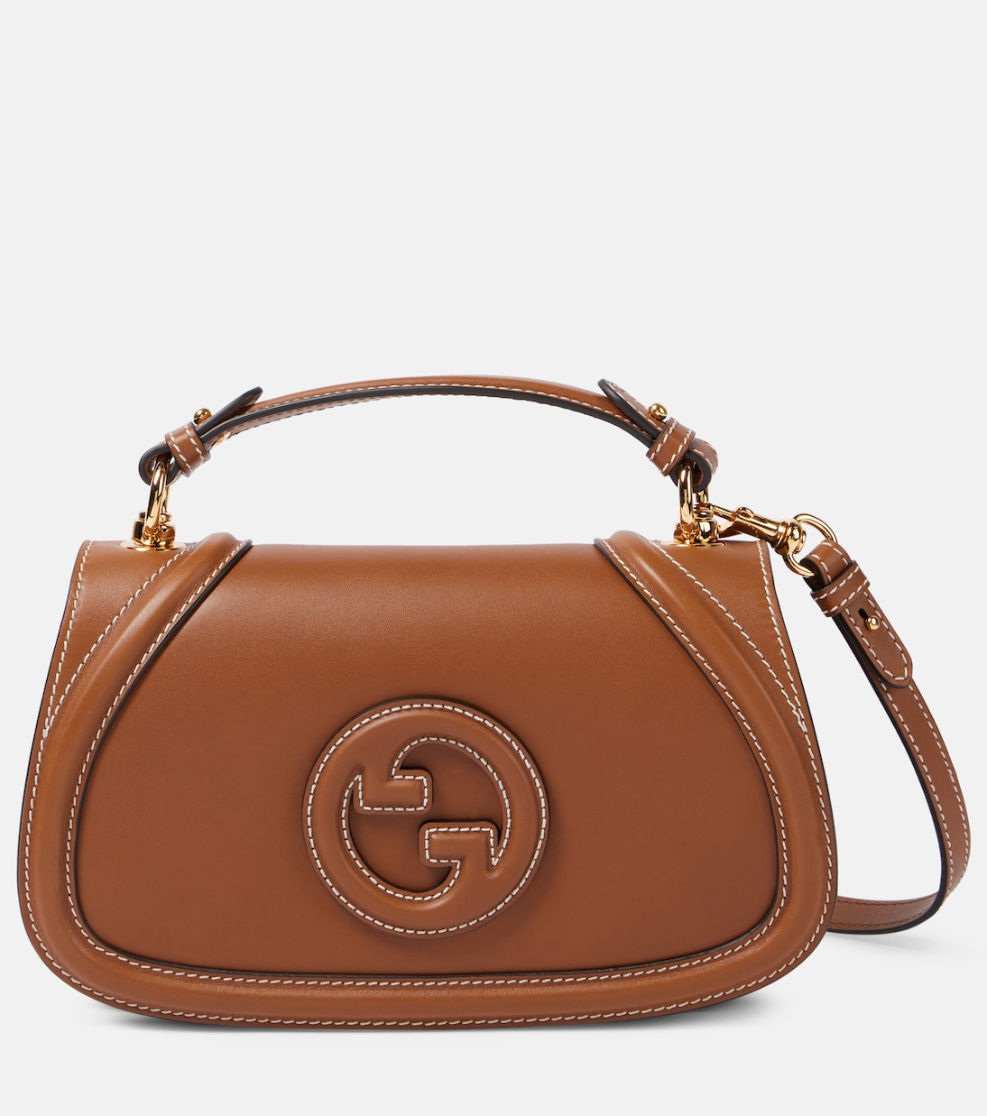 

Блоди маленькая кожаная сумка-тоут Gucci, Sundial