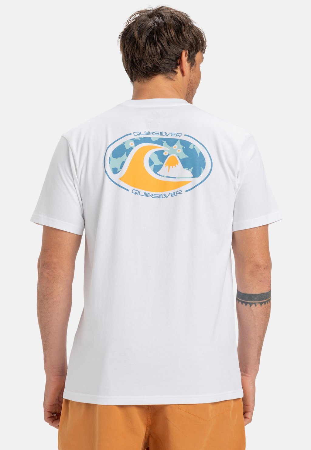 

Футболка с принтом FLOWER CHAOS Quiksilver, белый