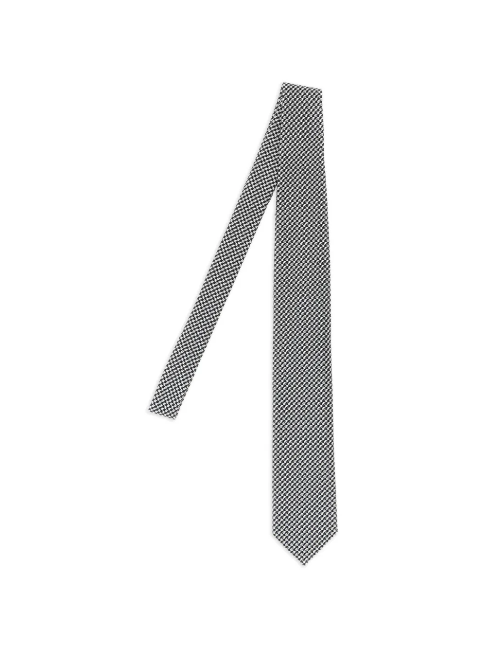 

Жаккардовый шелковый галстук TOM FORD, черный