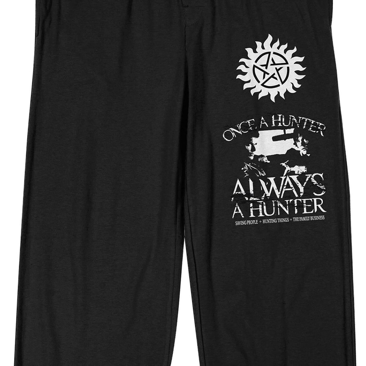 

Мужские пижамные штаны Always a Hunter Supernatural Licensed Character