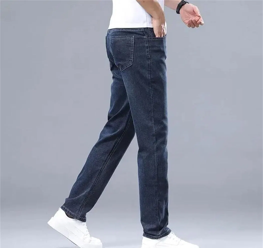 Джинсы Slim Straight, серый — фото 3