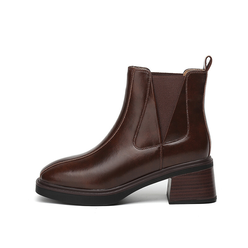 

Ботинки Челси женские Daphne, цвет Brown Fleece-lined