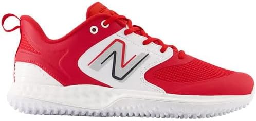 Мужские кроссовки New Balance Fresh Foam 3000 V6 для игры на искусственном газоне, белый/красный — фото 4