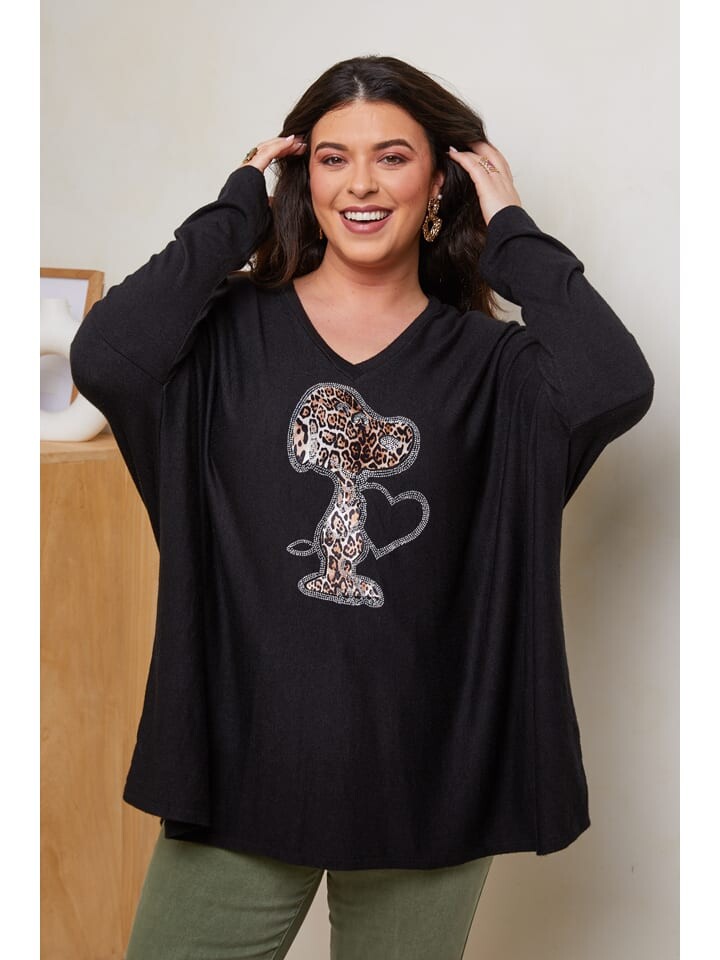 

Лонгслив Curvy Lady Longsleeve, черный