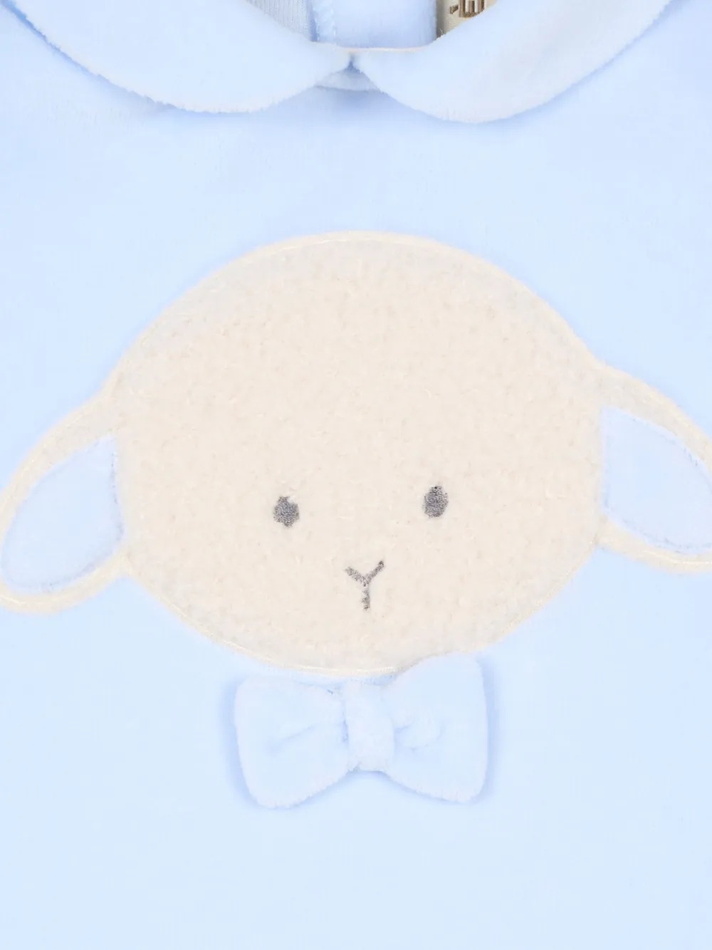 Комбинезон для новорожденного с вышивкой Le Boo Beebè, синий — фото 4