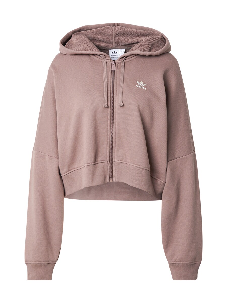 

Толстовка с капюшоном на молнии ADIDAS ORIGINALS Essential, цвет Cappuccino