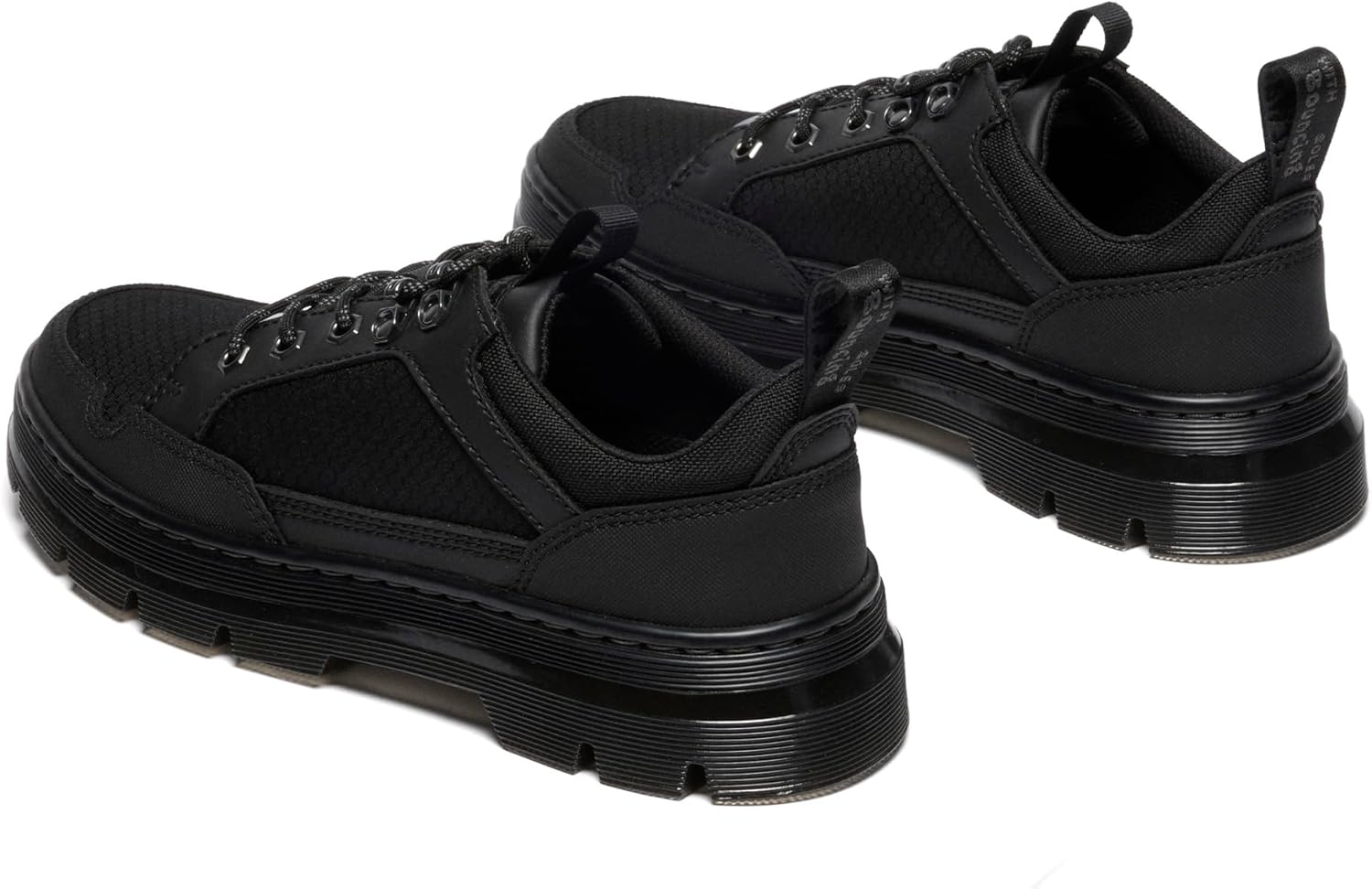 Dr. Martens Unisex-Adult Reeder Shoes Oxford, Black Recycled Hex Canvas+Ajax — фото 3