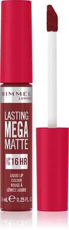 

Легкая матовая жидкая помада 16 ч Rimmel Lasting Mega Matte, Ruby Passion 7,4 ml