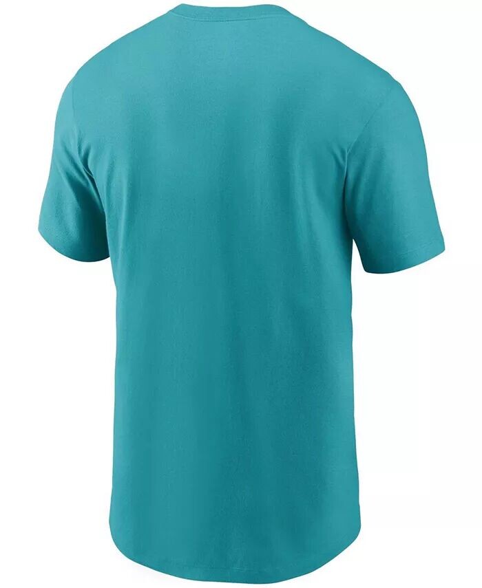 Мужская футболка Aqua Miami Dolphins с основным логотипом Nike — фото 3