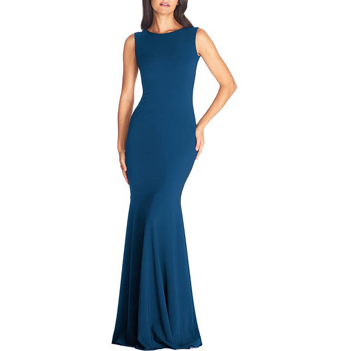 

Женское вечернее платье из однотонного полиэстера Dress The Population
