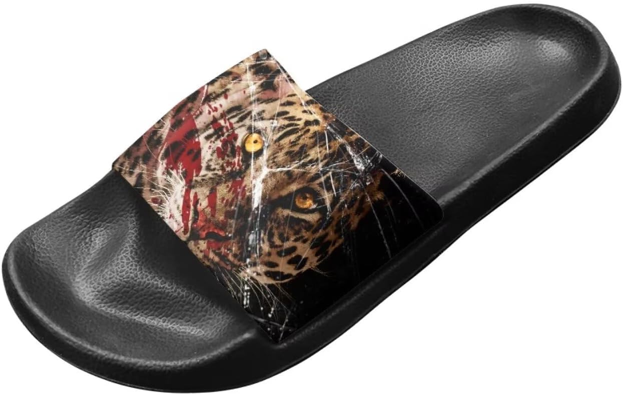 Тапочеки Jrysaedy House Slides, Leopard — фото 2