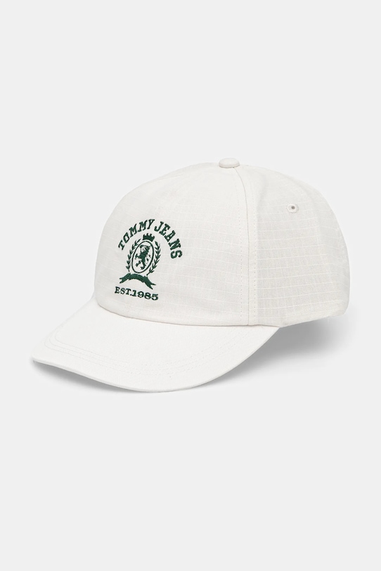 

Хлопковая кепка с козырьком Tommy Jeans, белый