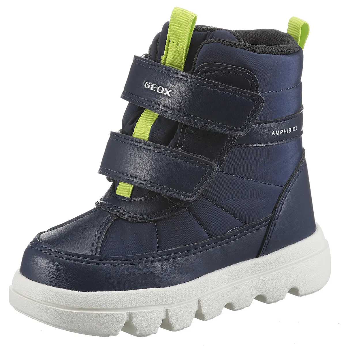 

Обучающие кроссовки Geox "B WILLABOOM BOY B AB", цвет Navy-Limette