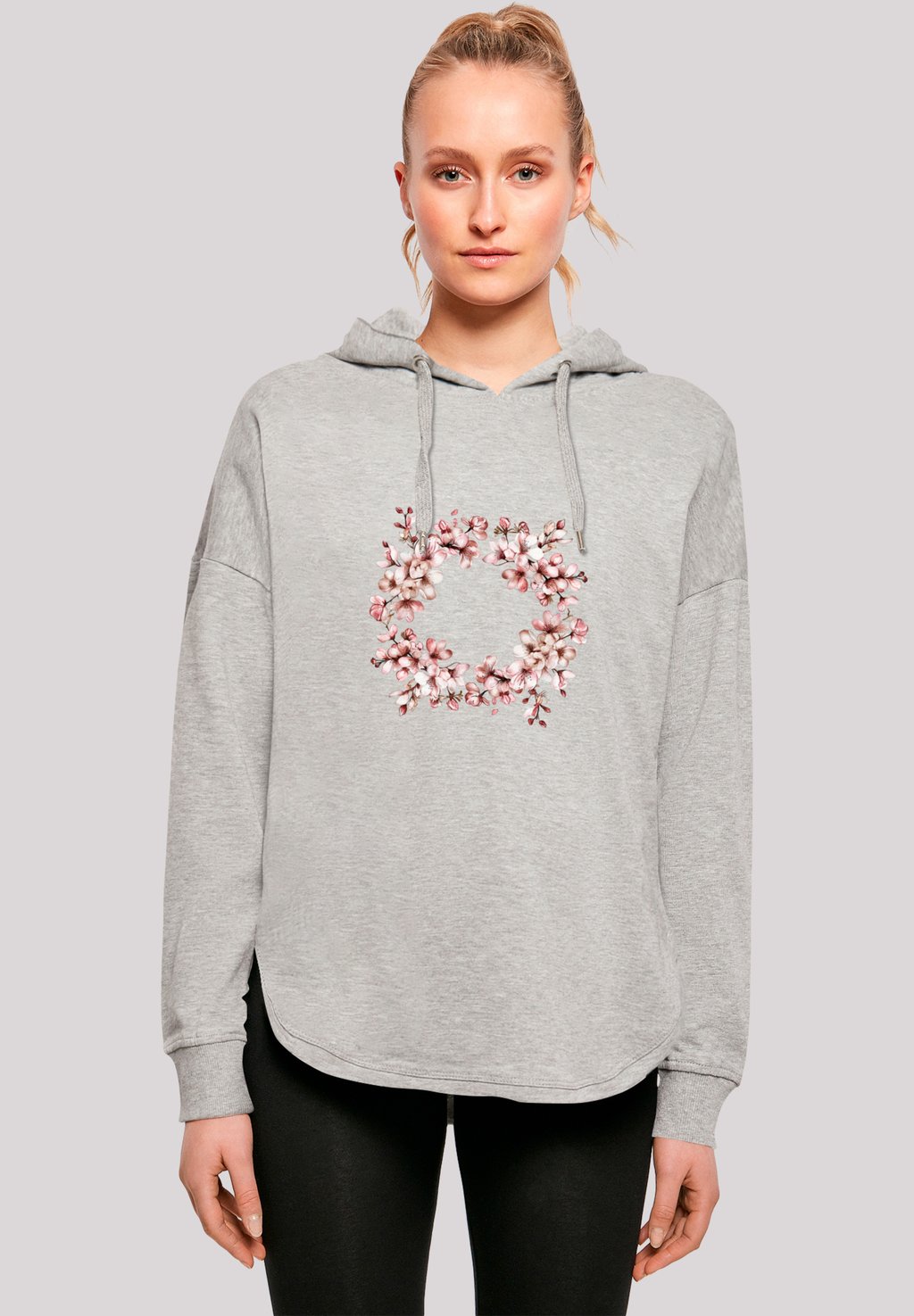 

Толстовка FRÜHLINGS BLUMENKRANZ DEKOR F4NT4STIC, серый