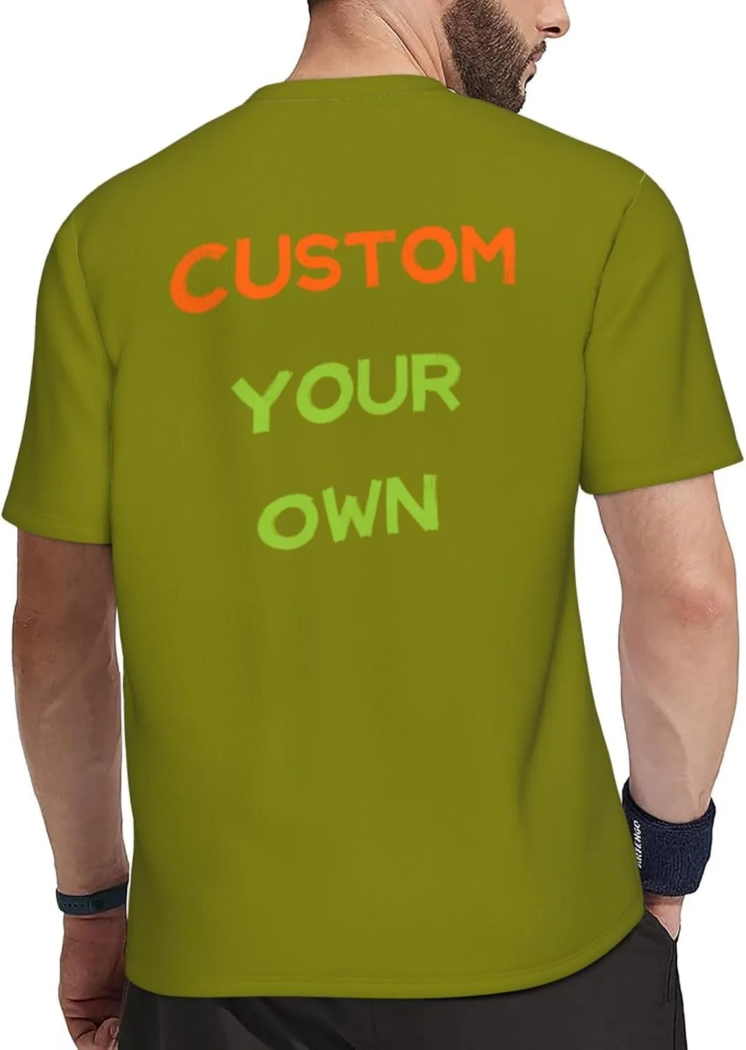 Футболка Custom с принтом на 4 сторонах для мужчин — фото 3