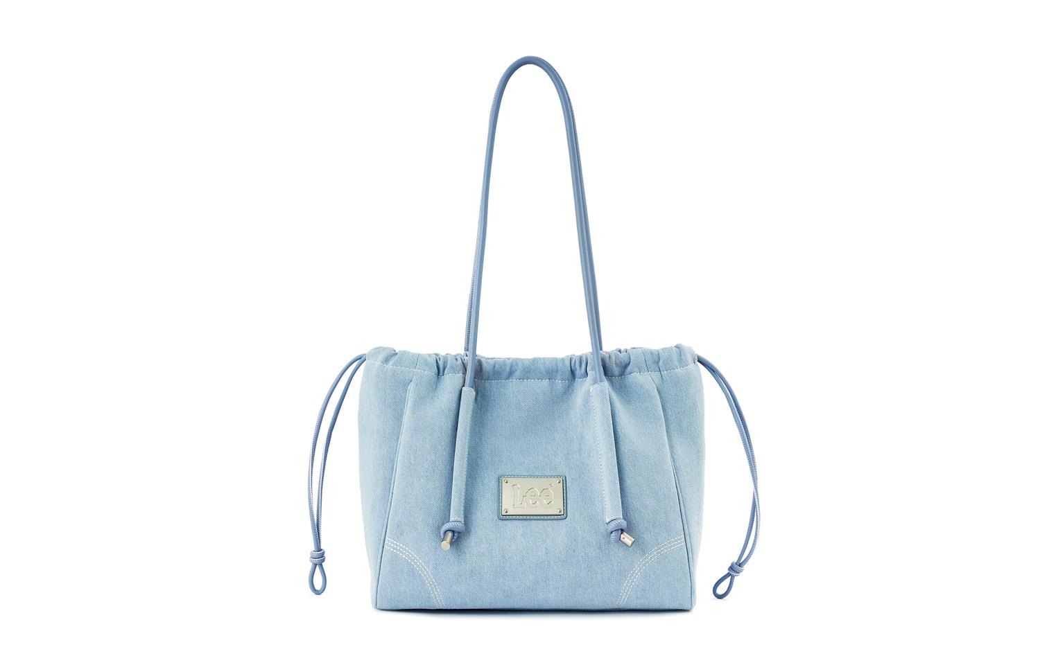 

Lee Ткань, PU кросс-боди, сумка через плечо, женская большая сумка светло-голубой