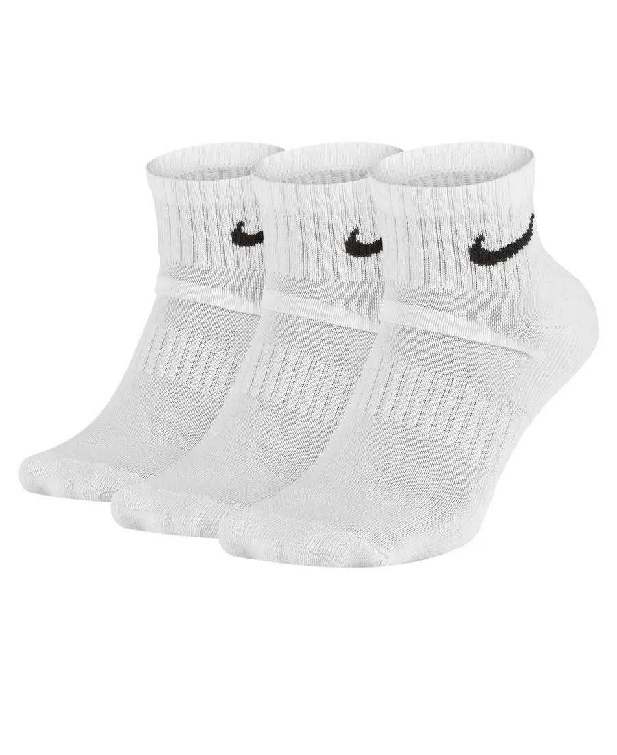 Мужские носки длиной до щиколотки (3 шт.) Nike, белый/черный