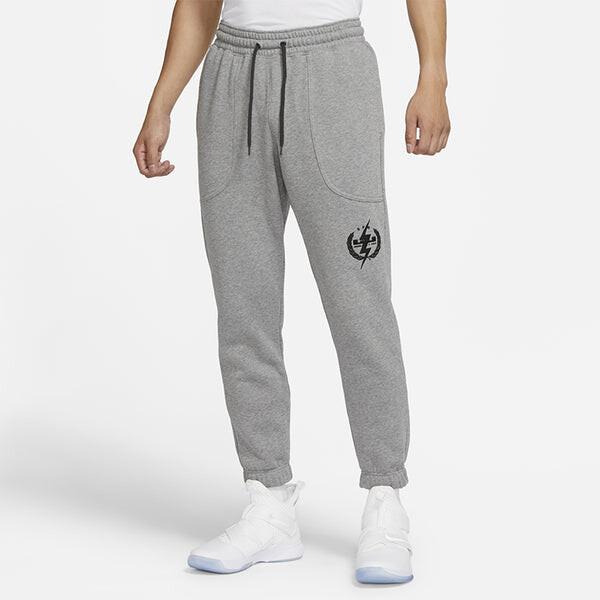 Спортивные штаны Nike LeBron Fleece Stay Warm Casual Sports Long Pants Gray, серый — фото 3