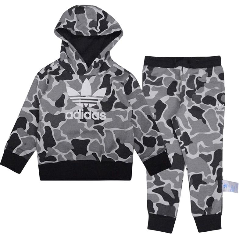 

Adidas Originals Спортивная одежда Casual серый черный для детей 3-7 лет