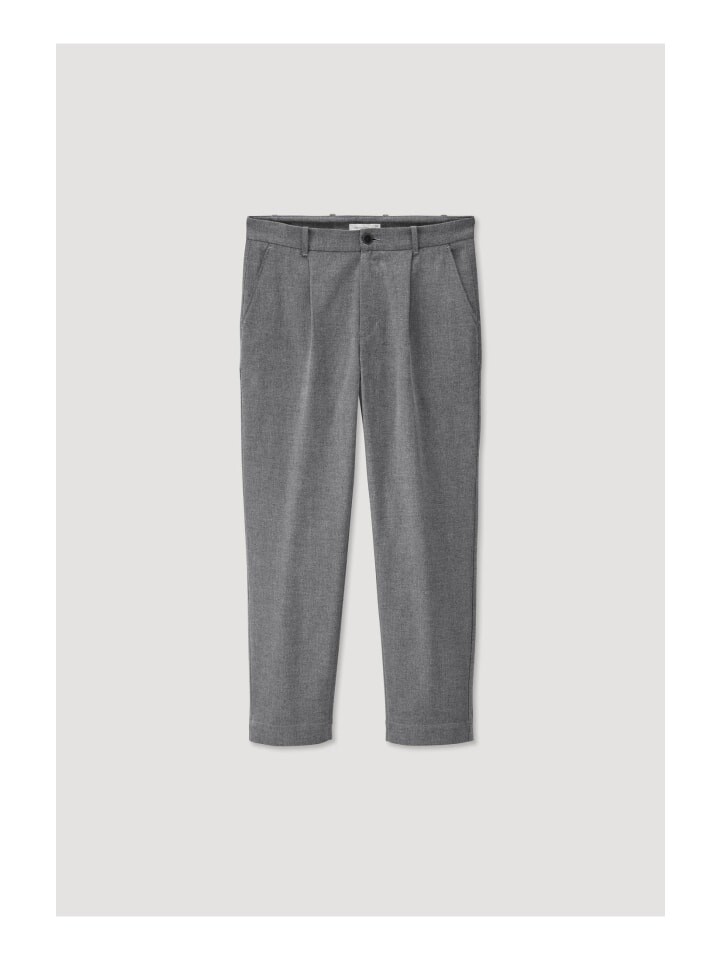 

Тканевые брюки Hessnatur Chino RON Relaxed aus Bio Baumwolle, серый