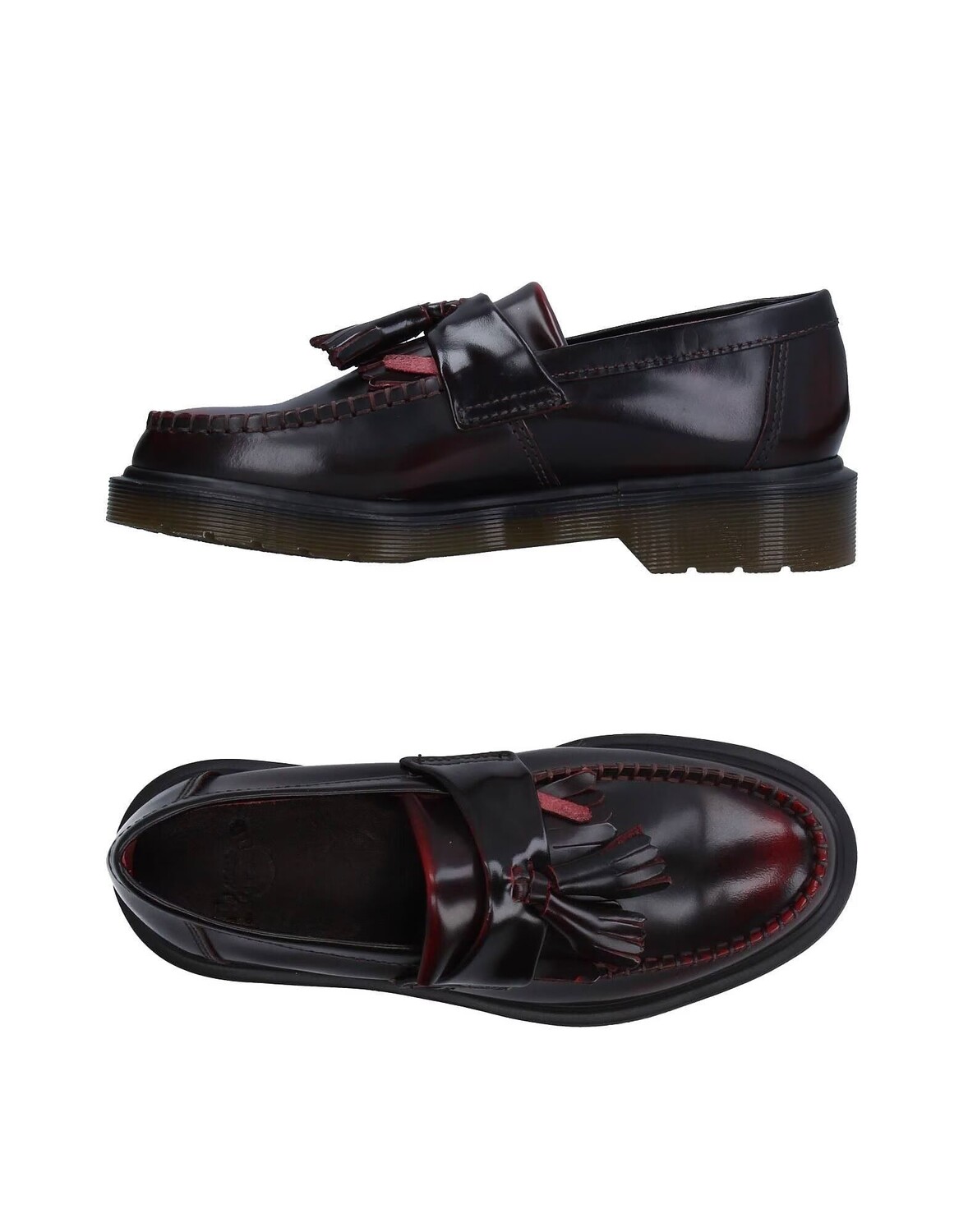 

Лоферы Dr.Martens, бордовый