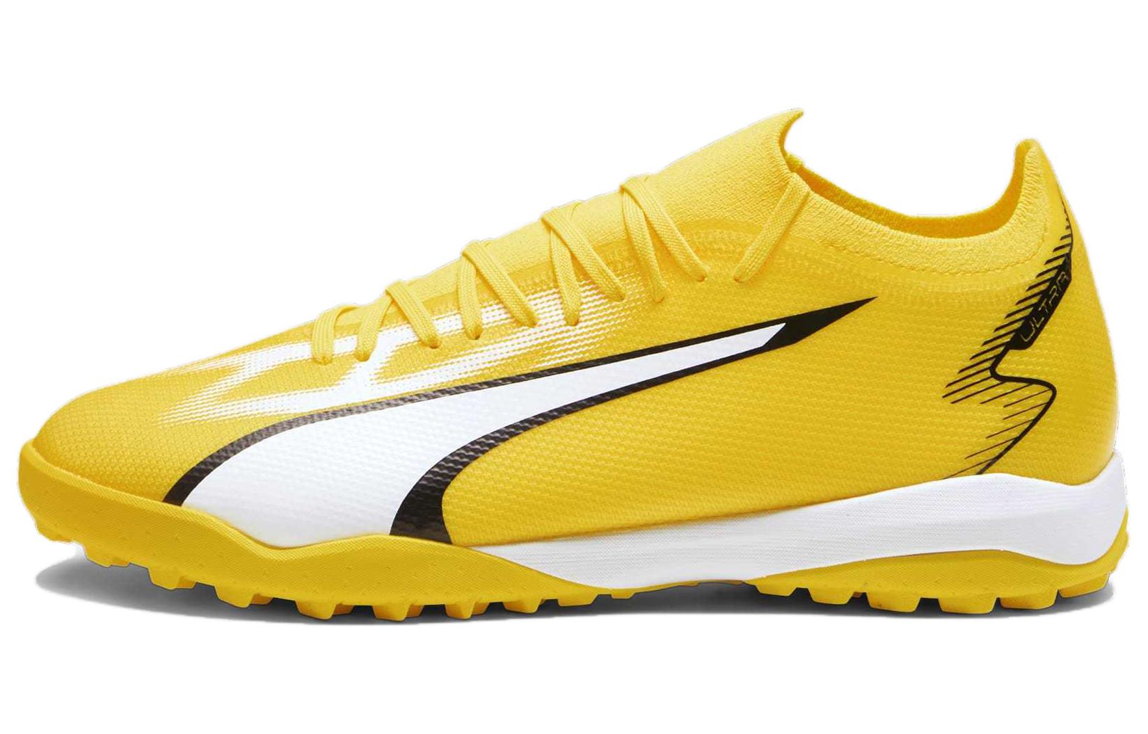 

PUMA Футбольные бутсы Ultra Match TT Turf мужские, желтые, белые, черные