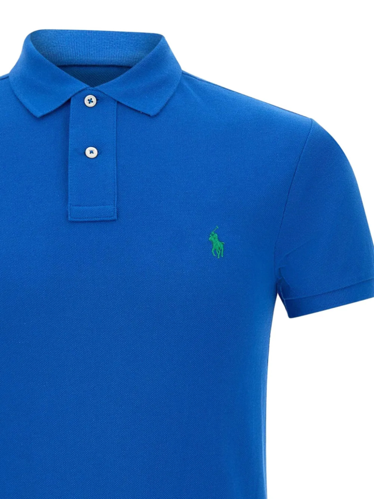 Рубашка поло с вышивкой Polo Pony Polo Ralph Lauren, синий — фото 4