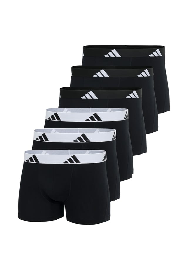 

Ретро шорты/брюки 6 пар в упаковке активный гибкий хлопок Adidas, черный