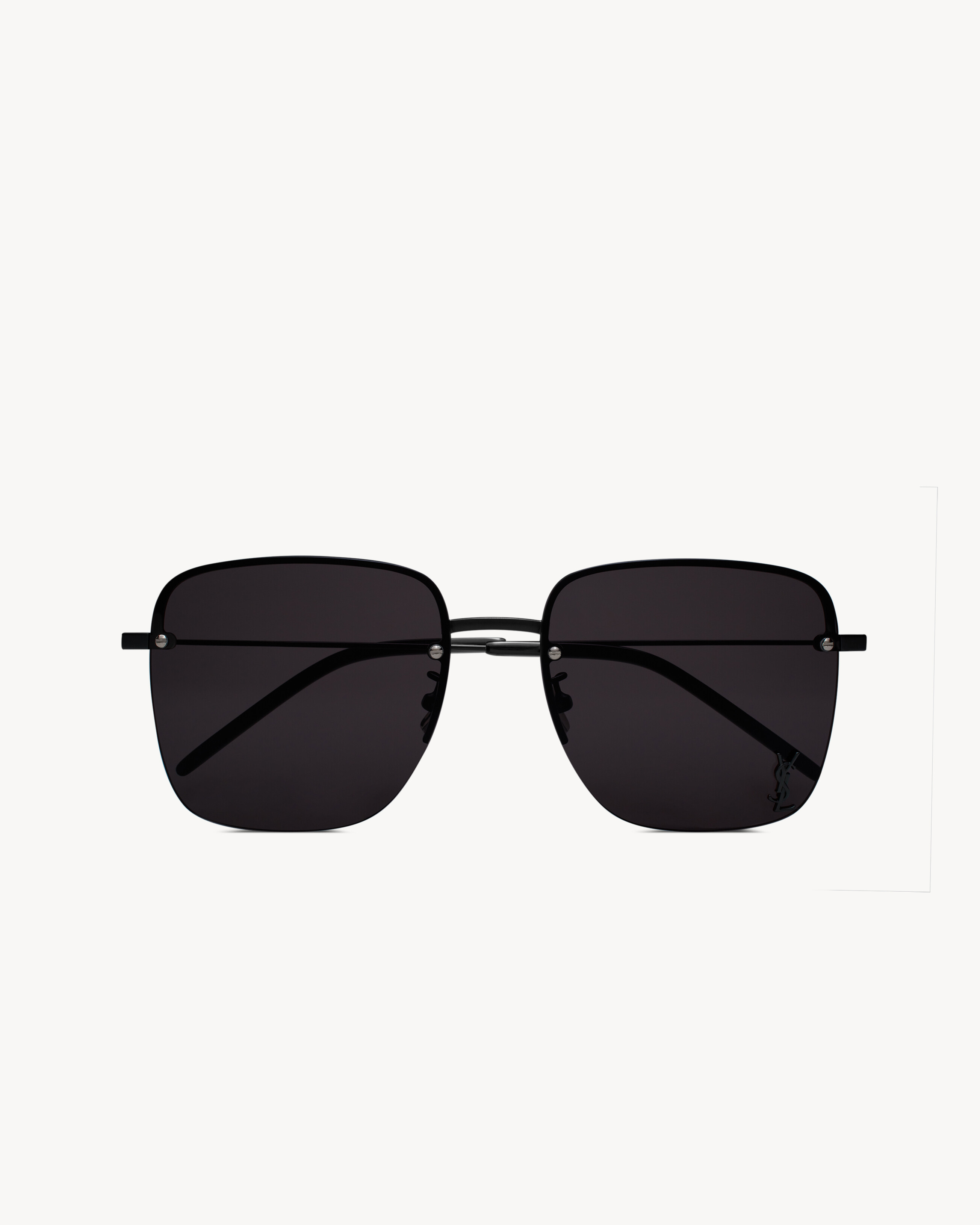 Солнцезащитные очки SL 312 M Saint Laurent, черный — фото 2