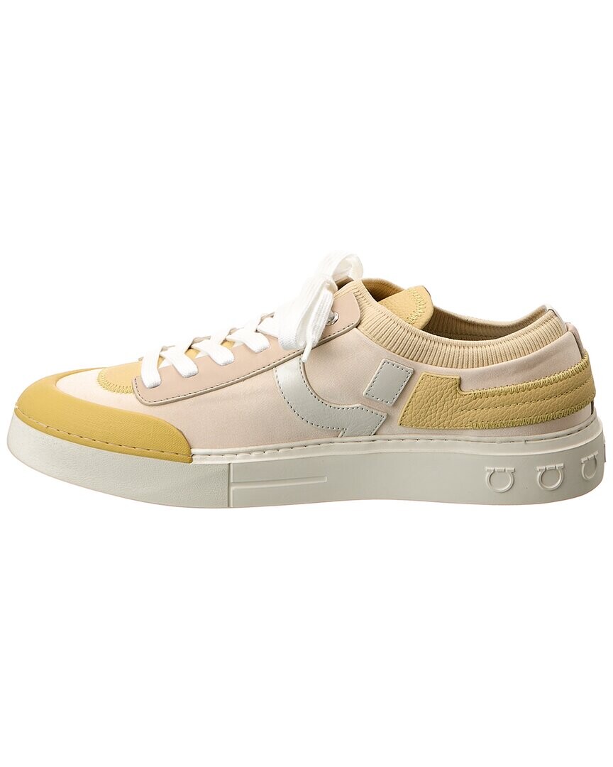 

Кроссовки Ferragamo Notion из атласа и кожи Salvatore Ferragamo, белый