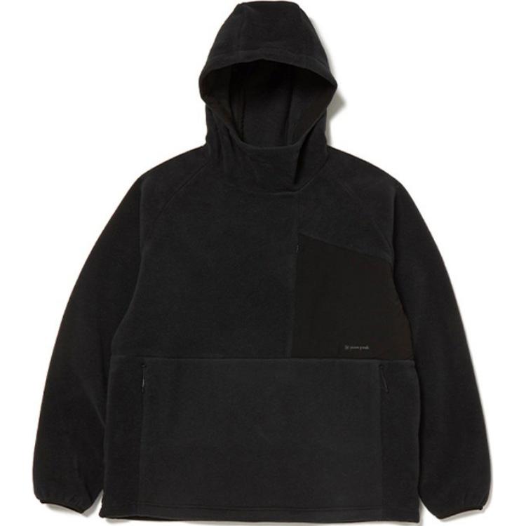 

Двусторонняя флисовая толстовка с капюшоном Snow Peak, черный
