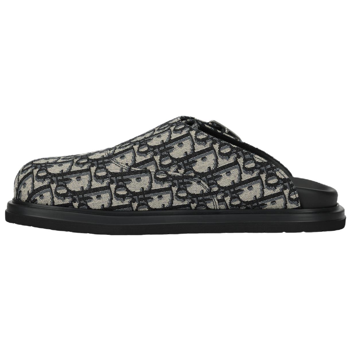 

DIOR Мужские сандалии Aqua Closed Toe, бежево-черные