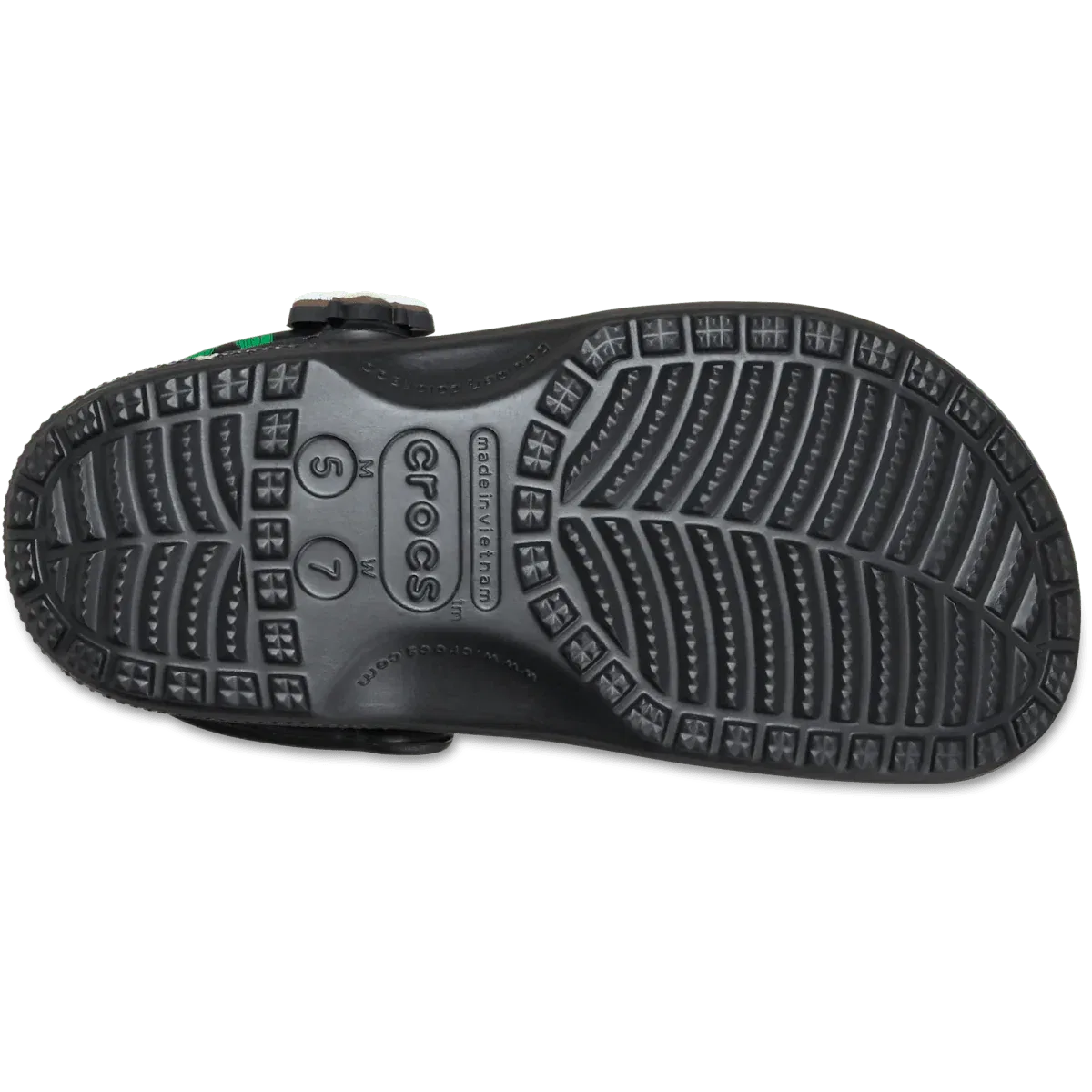 Классические ягоды и пчелы Сабо Crocs, черный — фото 4