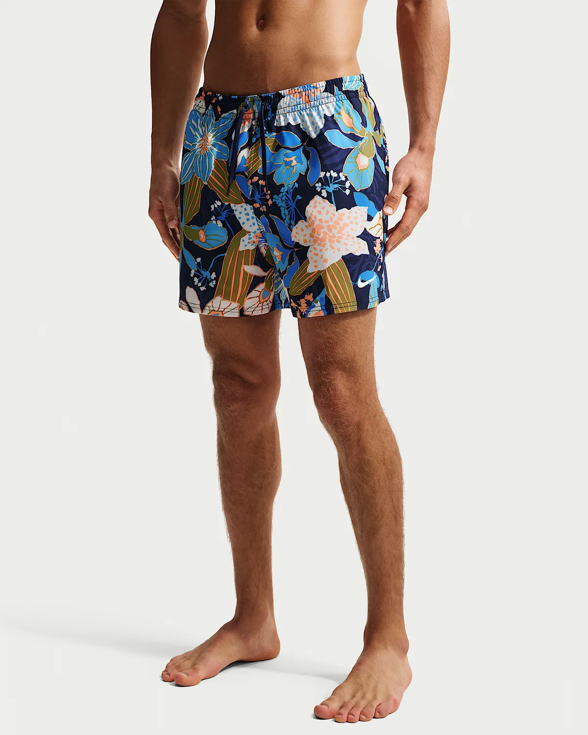 Мужские плавательные шорты Nike Swim Breaker 5" с подкладкой, Midnight Navy — фото 2