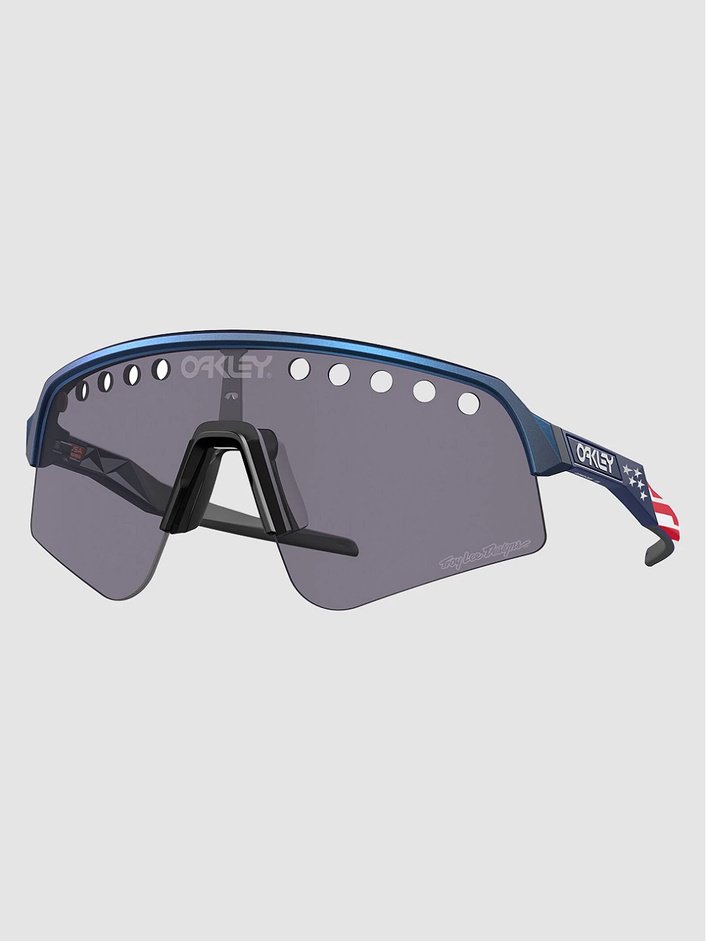 

Синие солнцезащитные очки Sutro Lite Sweep Tld Colorshift Oakley, серый