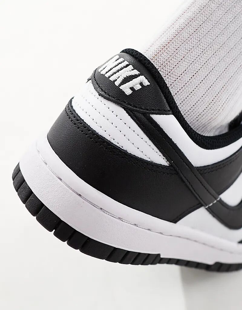 Кроссовки Nike Dunk Low NN белого и черного цветов — фото 3