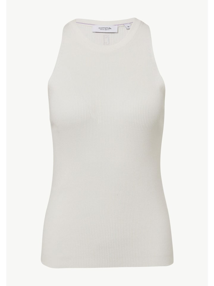 

Comma Вязаный жилет цвета 0120_белый