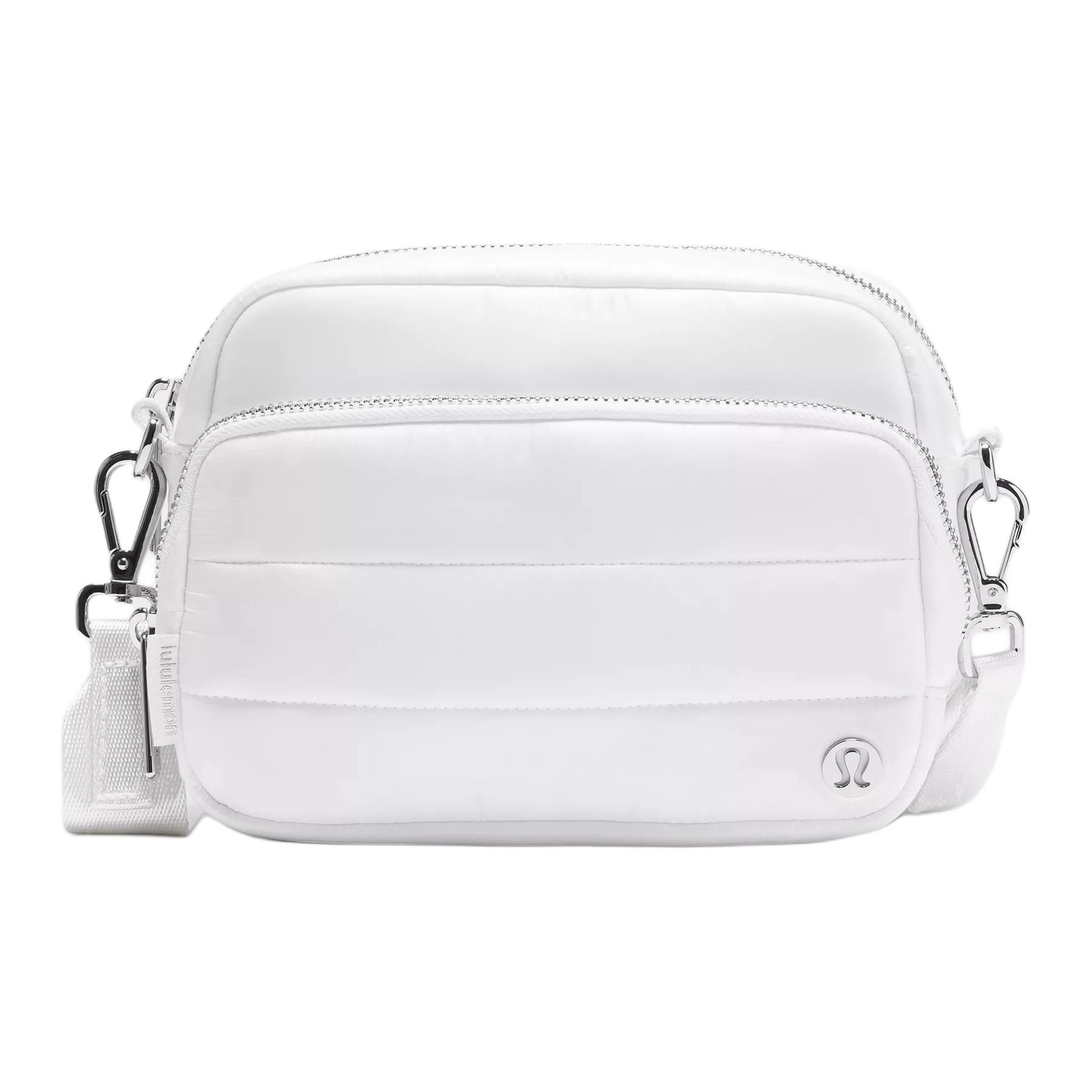 

Lululemon Нейлоновая поясная сумка универсальная женская белая, White